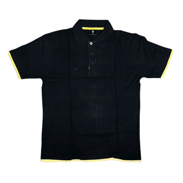 Black/Yellow Two Tone CGIC Golf Shirt