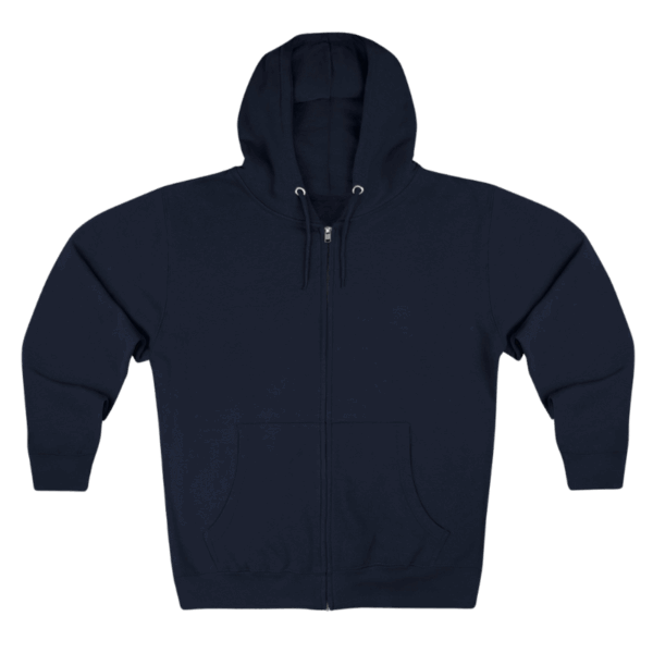 Navy Blue Full Zip Hoodie