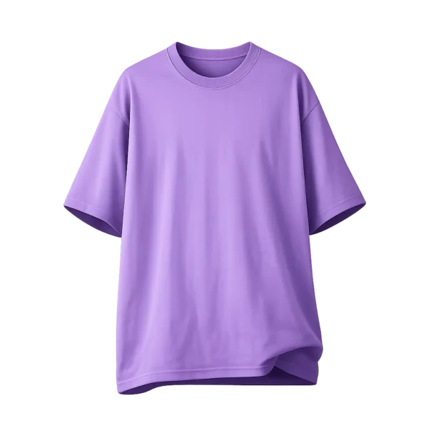 300g Dark Purple Oversized T-Shirt